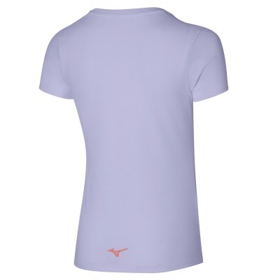 Camisa Mizuno Athletics RB Tee Mujer Morados - Chile M210PMUFZI